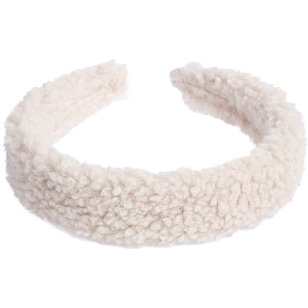 TEDDY HAIR BAND BROAD SAND TEDDY HAIR BAND BROAD SAND